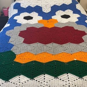 Crochet Owl Afghan/blanket